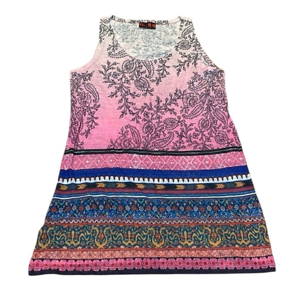 Isle by Melis Kozan Tank Top, sleeveless summer shirt, Small